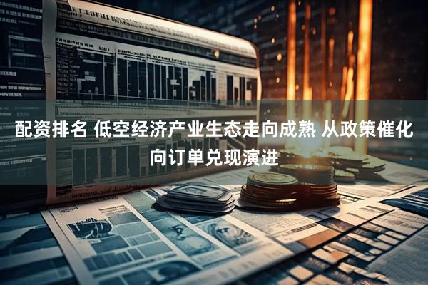 配资排名 低空经济产业生态走向成熟 从政策催化向订单兑现演进